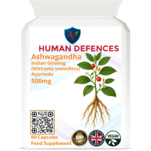 Ashwagandha (Withania somnifera) 500mg 60 Capsules