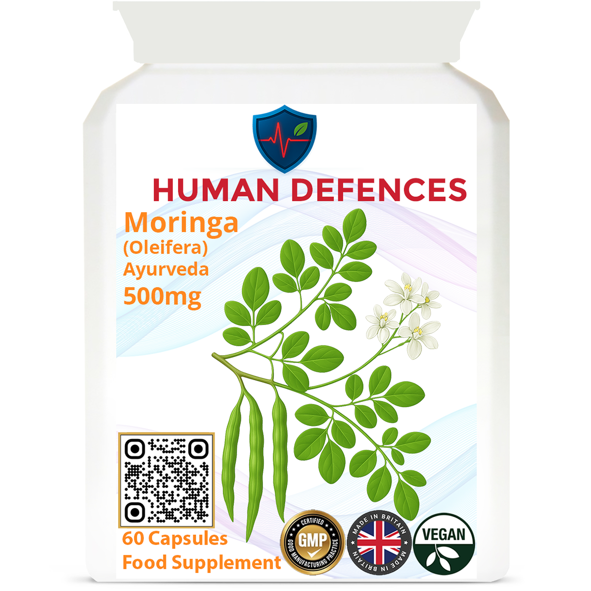 Moringa (Oleifera) 500mg 60 Capsules