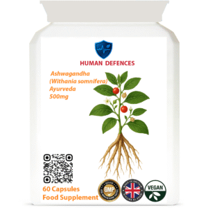 Ashwagandha (Withania somnifera) 60 Capsules 500MG